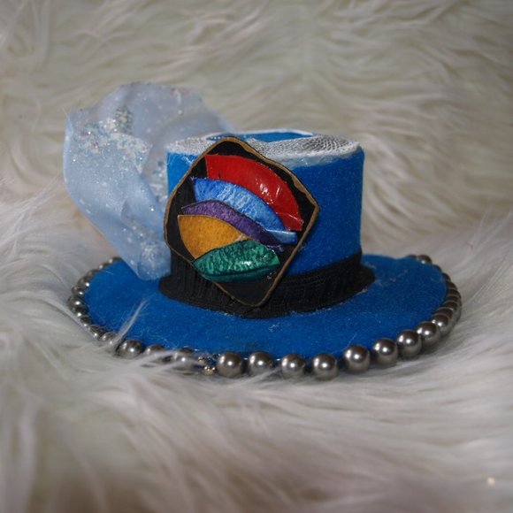 Grandma&Me Medium Cobalt Blue Hat HANDMADE - Picture 1 of 10